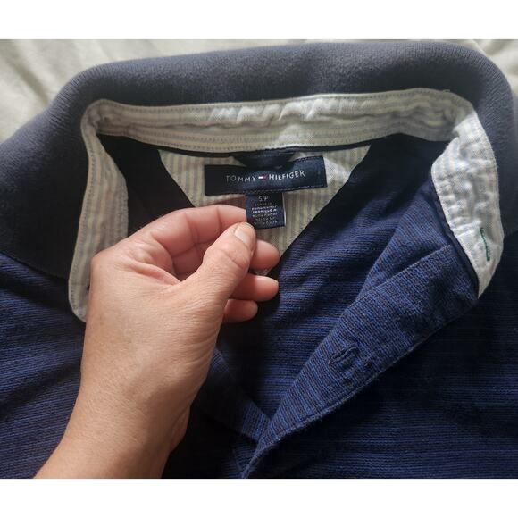 Tommy Hilfiger Thrashed 2008 Men's Blue Polo Size small - Picture 2 of 3